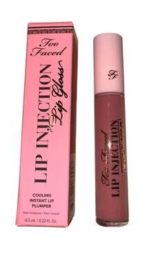 New Too Faced Lip Injection Lip Gloss Wifey for Lifey Plumper Cooling 6.5 ml